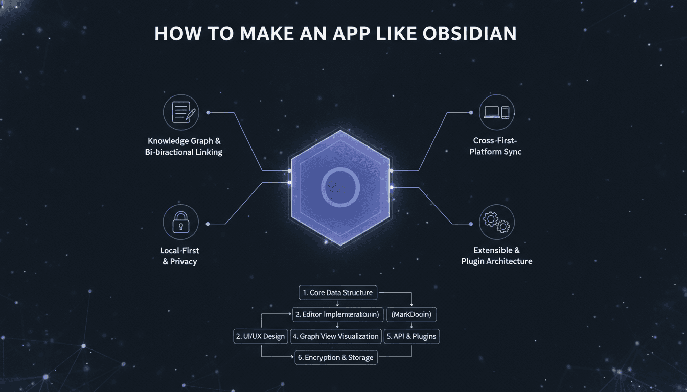 How to Make an App Like Obsidian