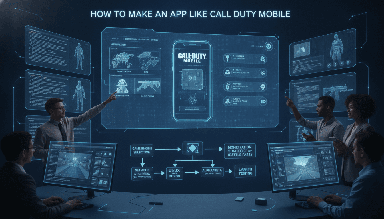 How to Make an App Like Call of Duty Mobile