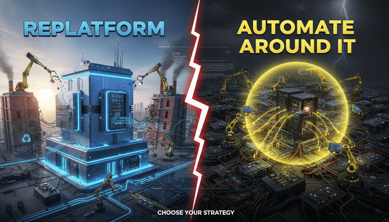 Replatform or Automate Around It