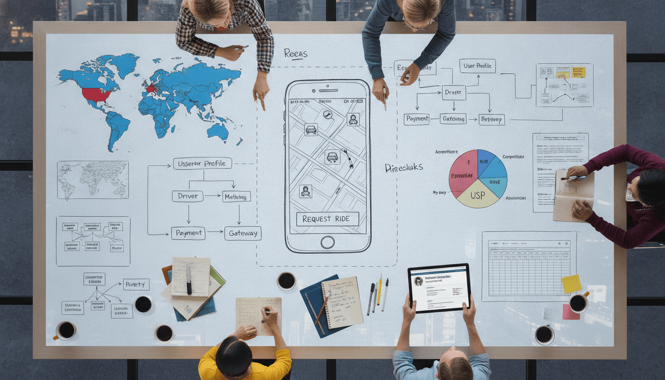How to Make an App Like Rideshare