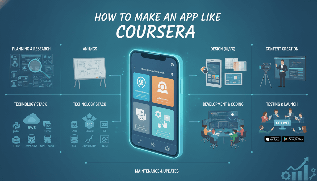 How to Make an App Like Coursera