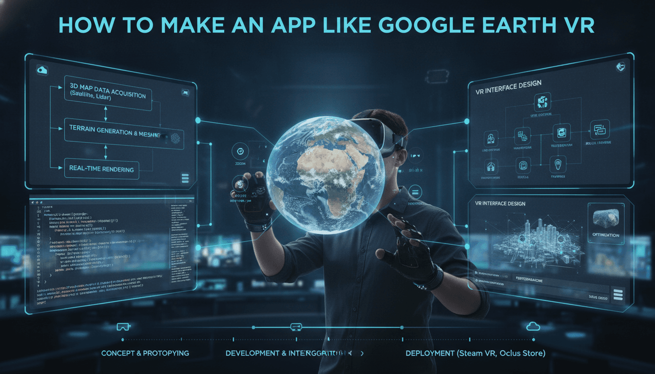 How to Make an App Like Google Earth VR