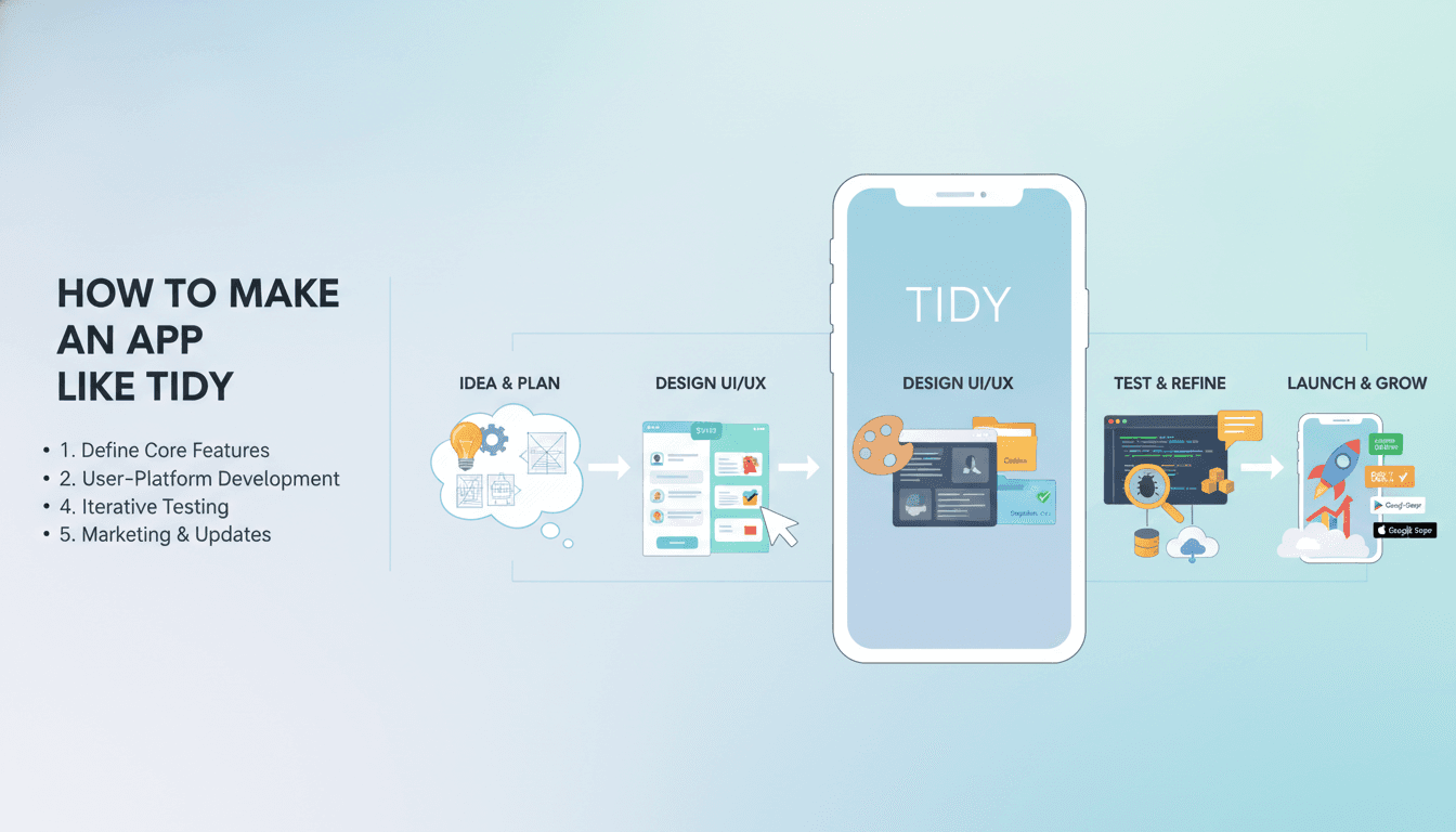 How to Make an App Like Tidy