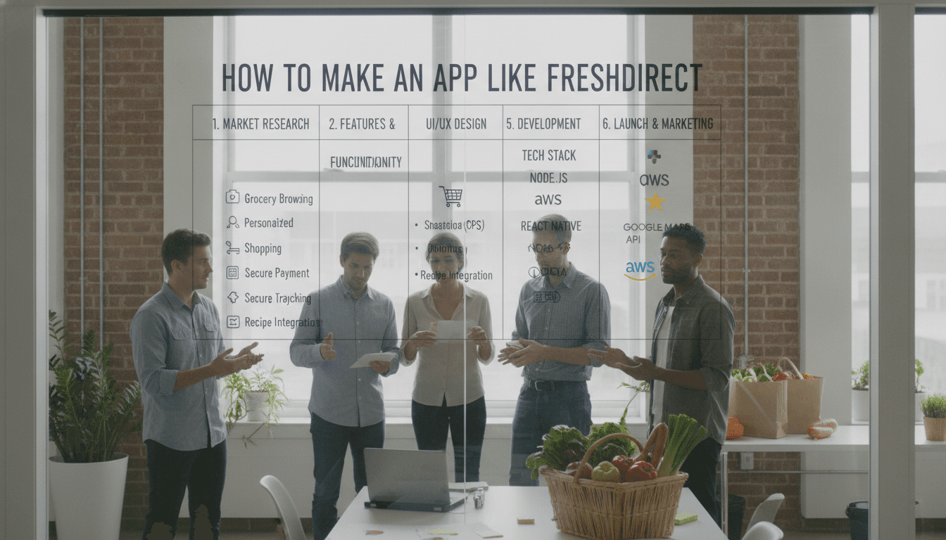 How to Make an App Like FreshDirect