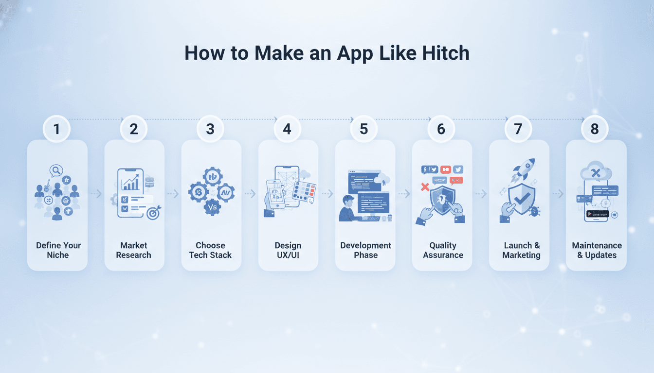 How to Make an App Like Hitch