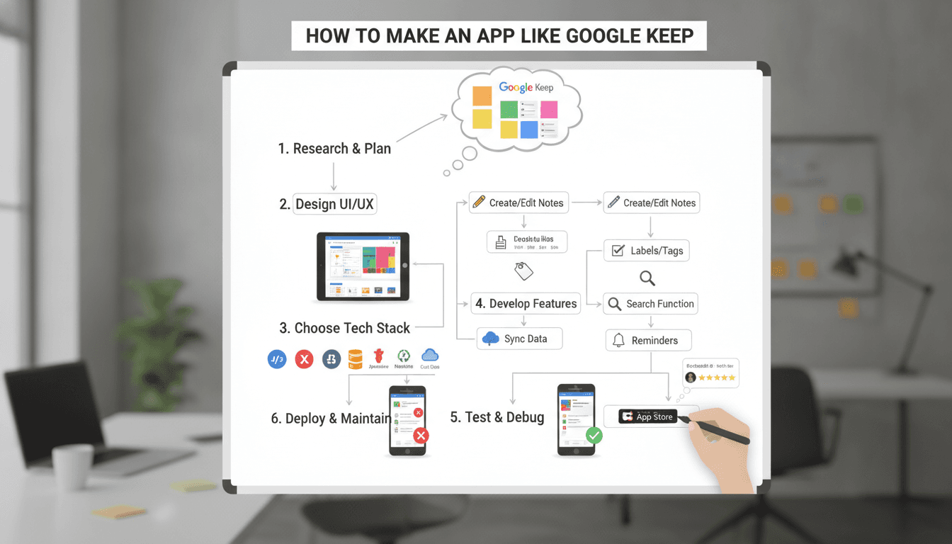 How to Make an App Like Google Keep