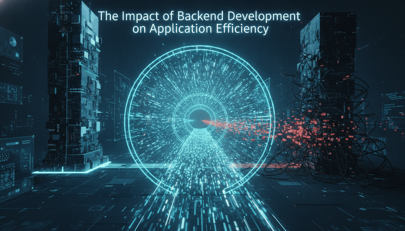 The Impact of Backend Development on Application Efficiency