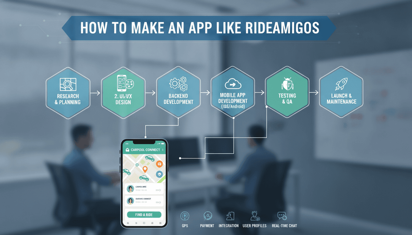 How to Make an App Like RideAmigos