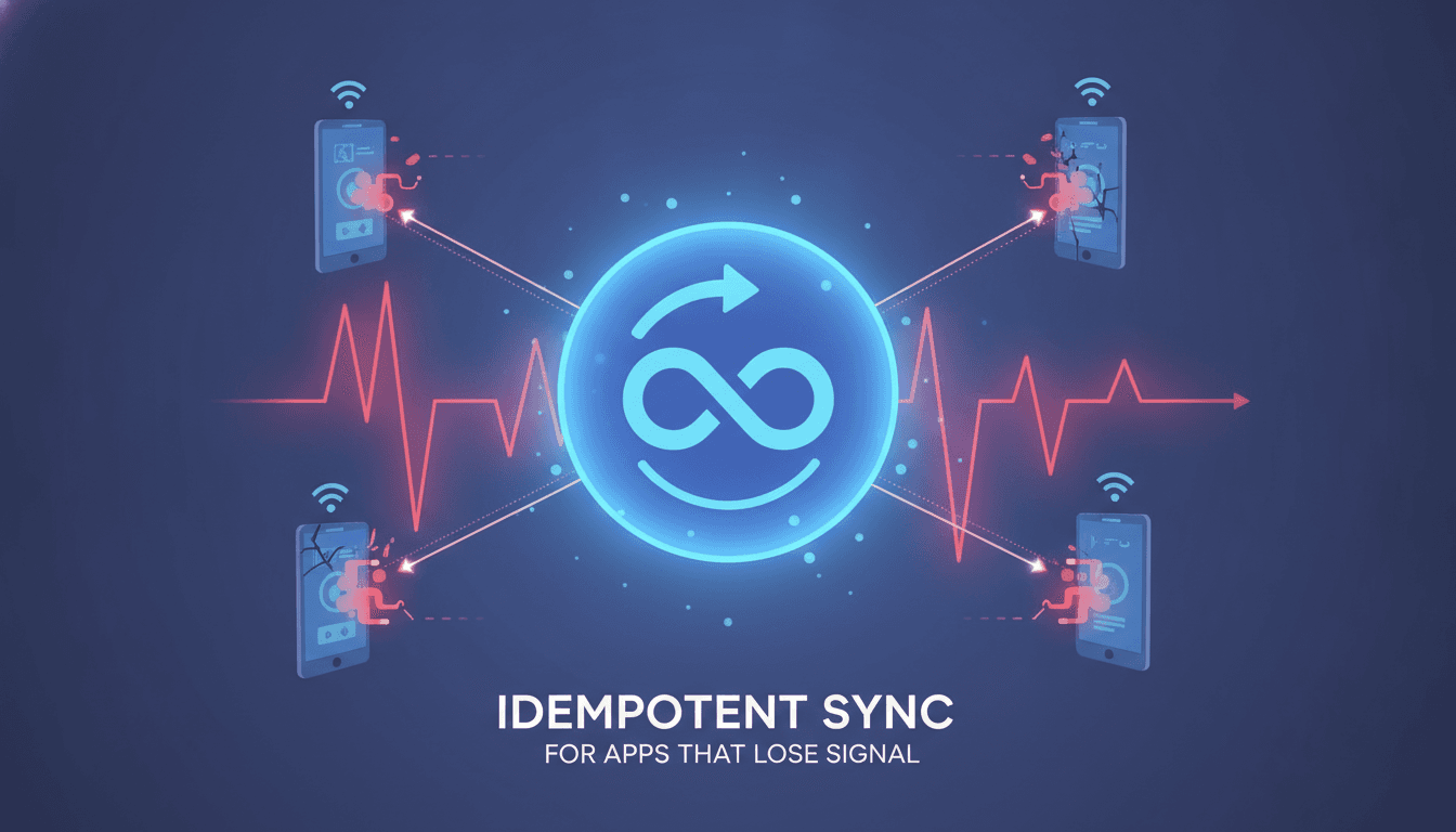 Idempotent Sync for Apps That Lose Signal