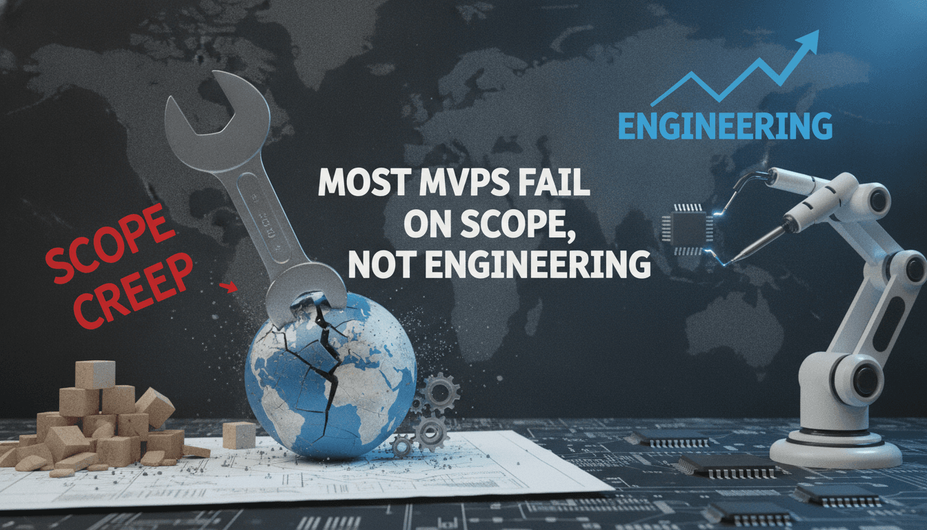 Most MVPs Fail on Scope, Not Engineering