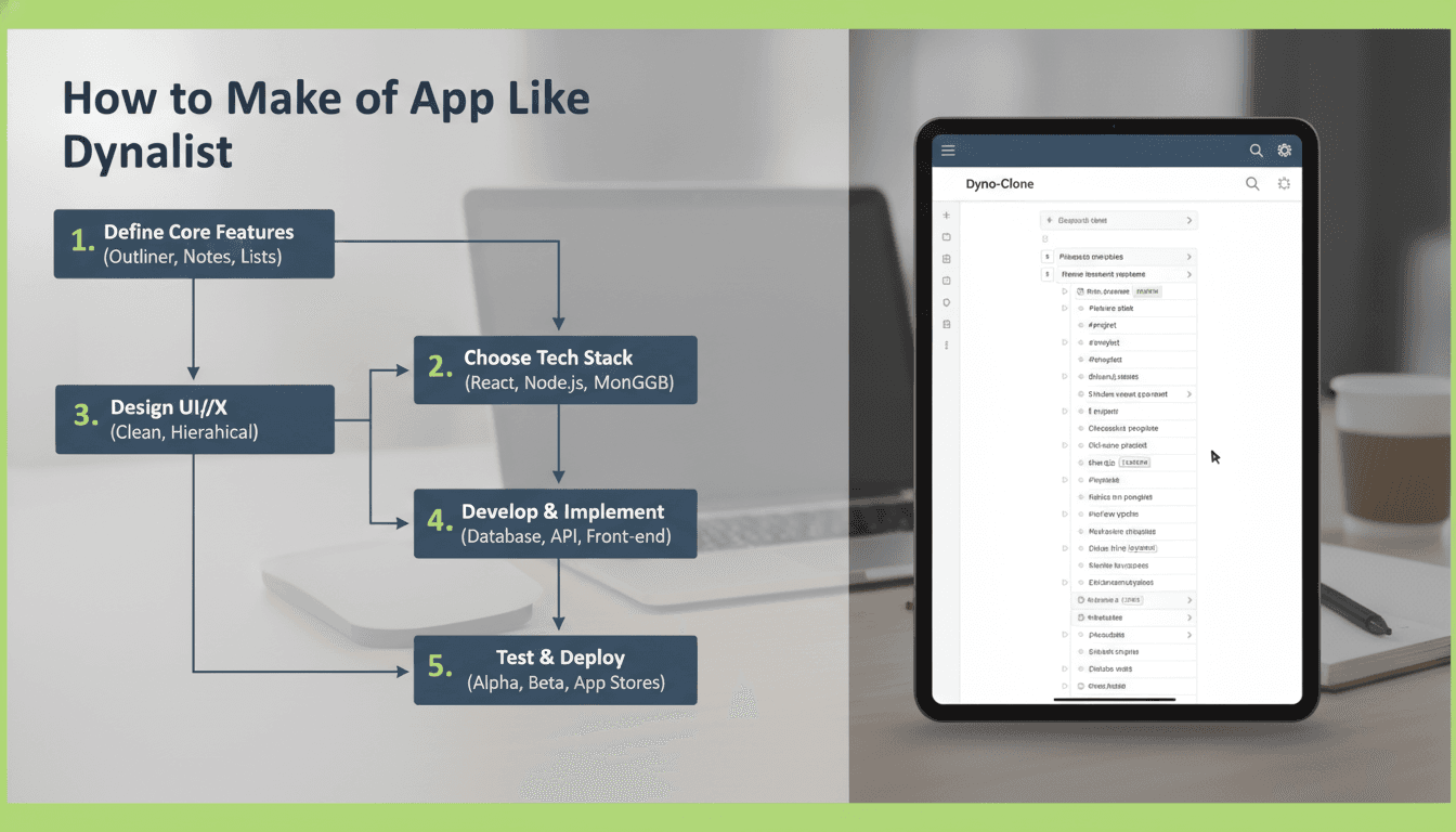 How to Make an App Like Dynalist