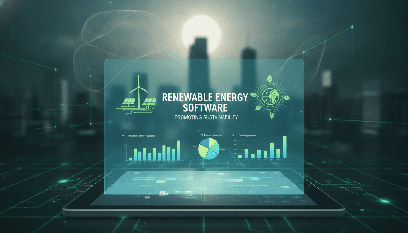 Renewable Energy Software: Promoting Sustainability
