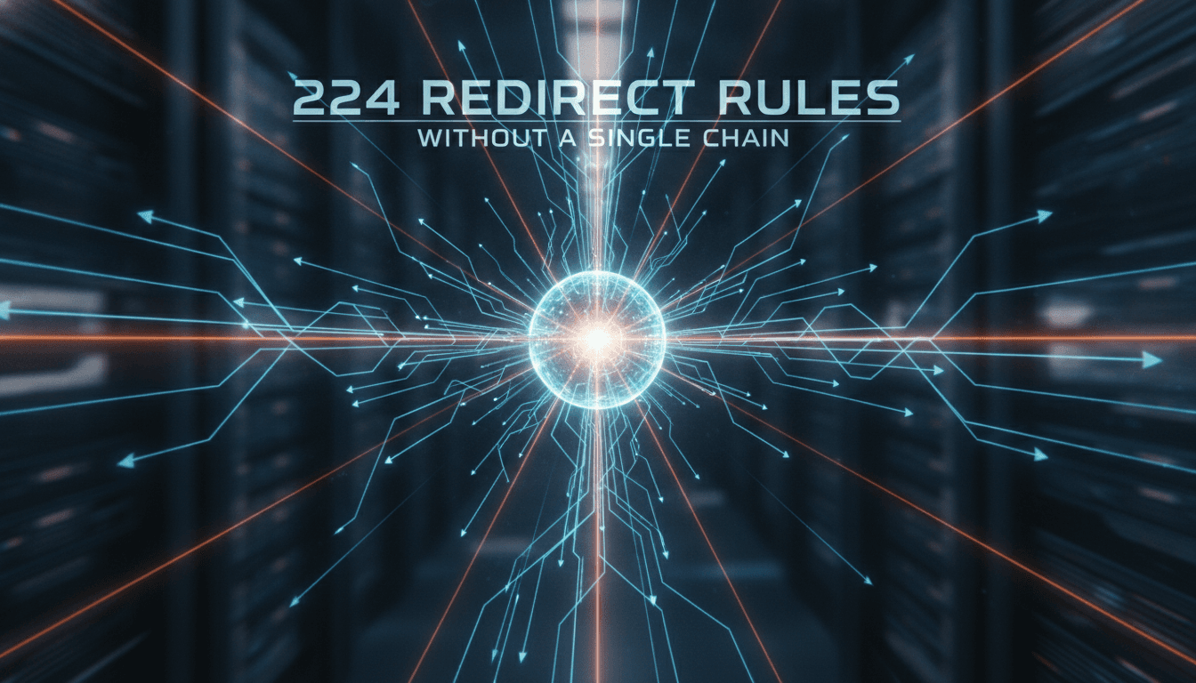 224 Redirect Rules Without a Single Chain