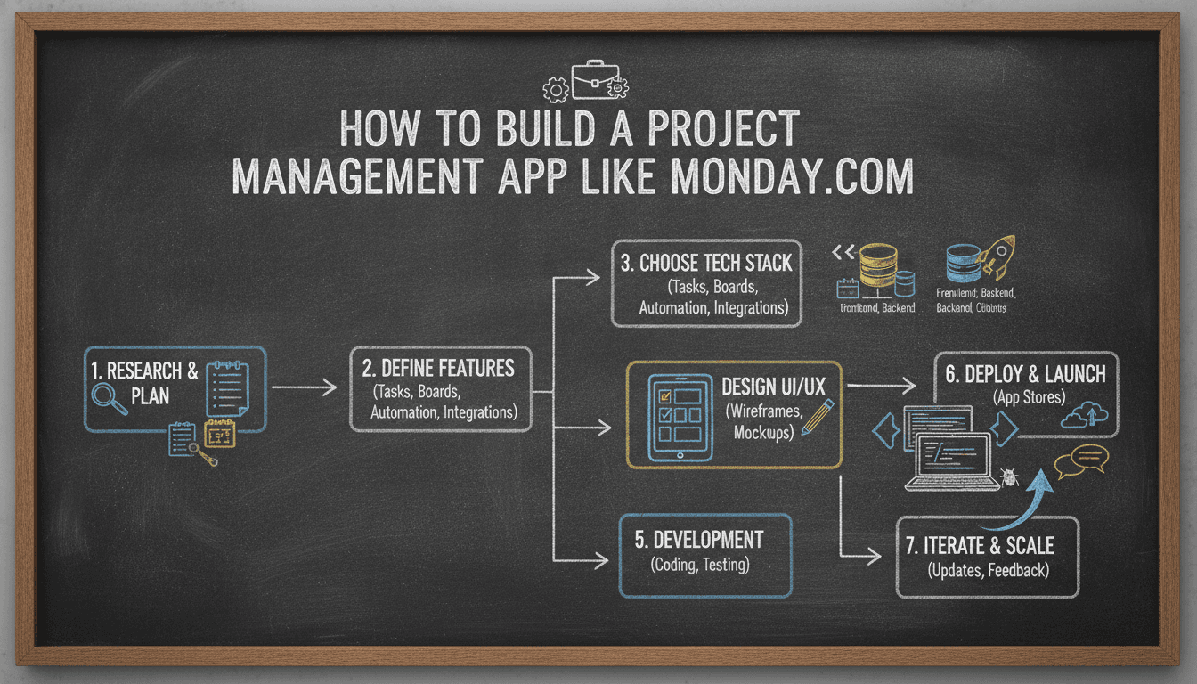 How to Make an App Like Monday.com