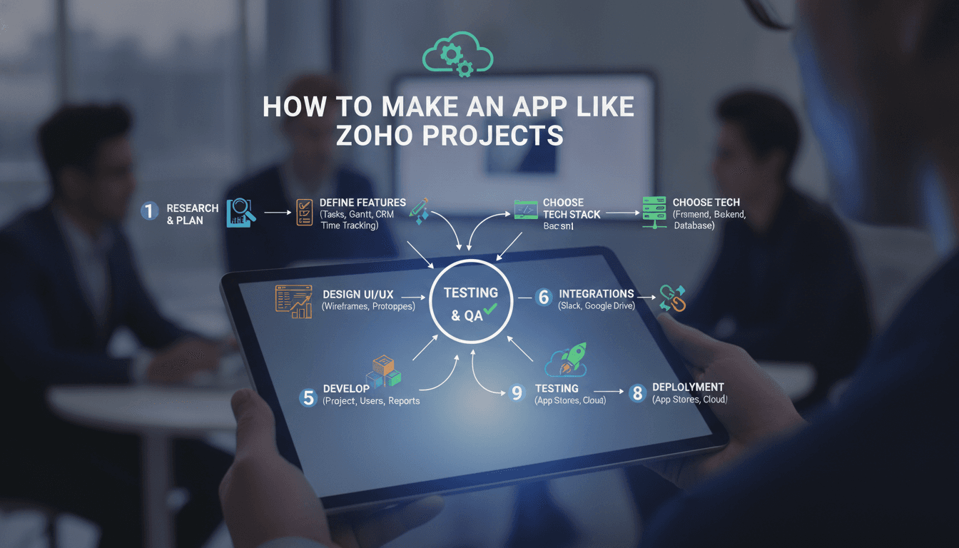 How to Make an App Like Zoho Projects