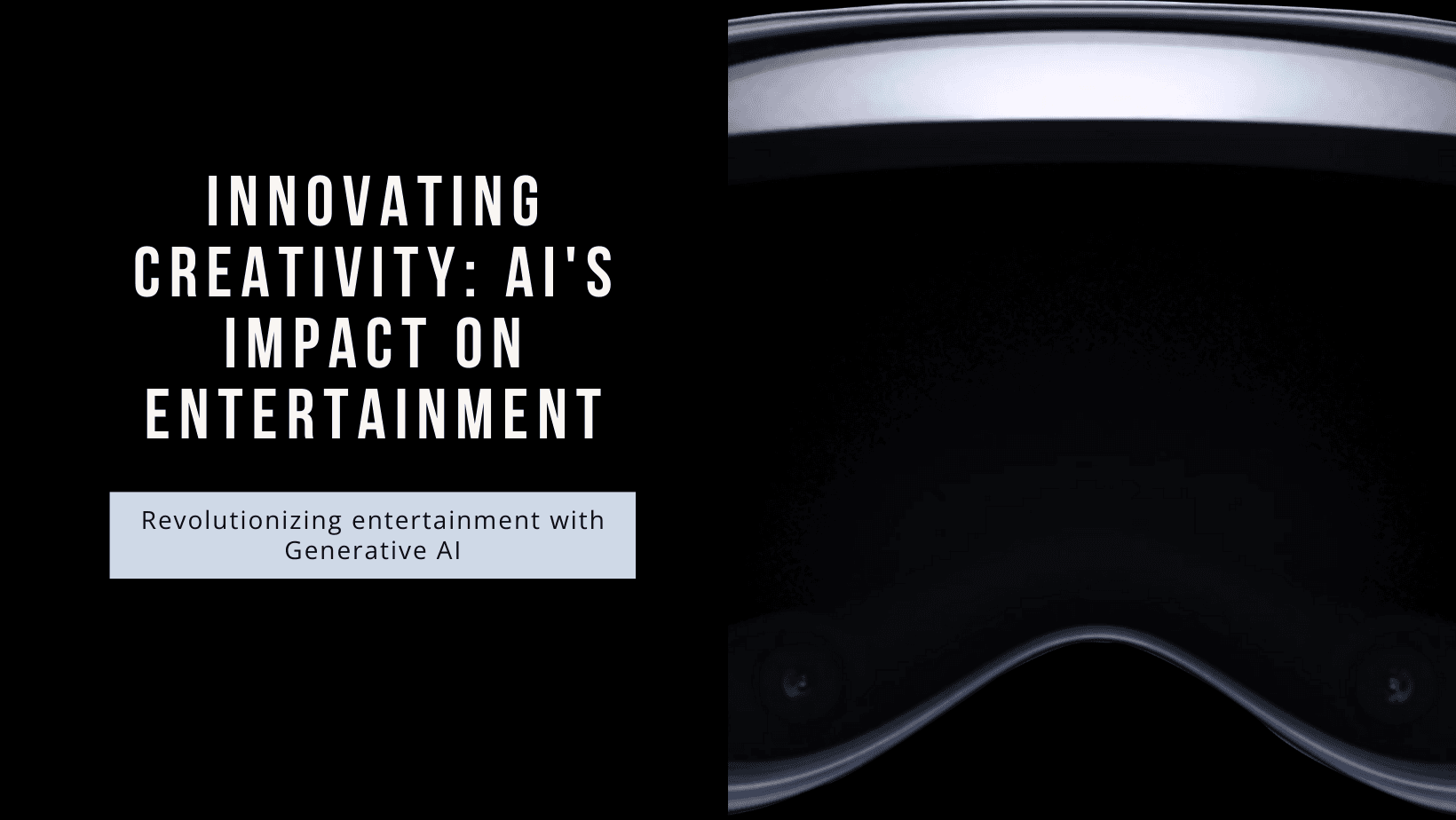 The Future of Generative AI in Entertainment