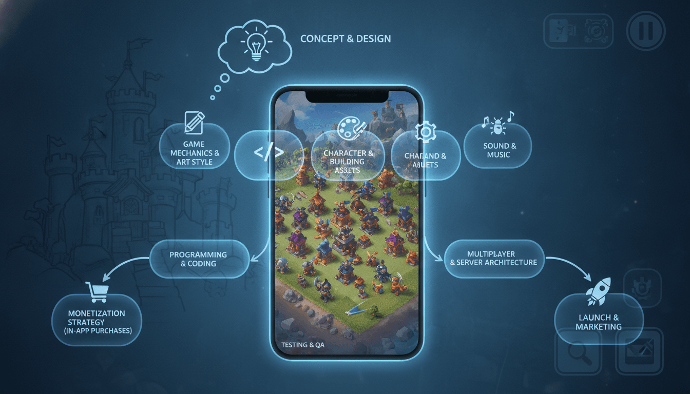 How to Make an App Like Clash of Clans