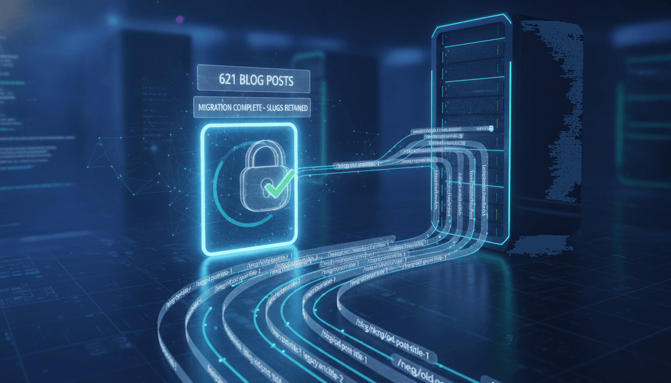 Migrating 621 Blog Posts Without Losing the Slugs
