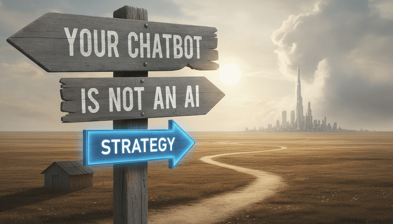 Your Chatbot Is Not an AI Strategy