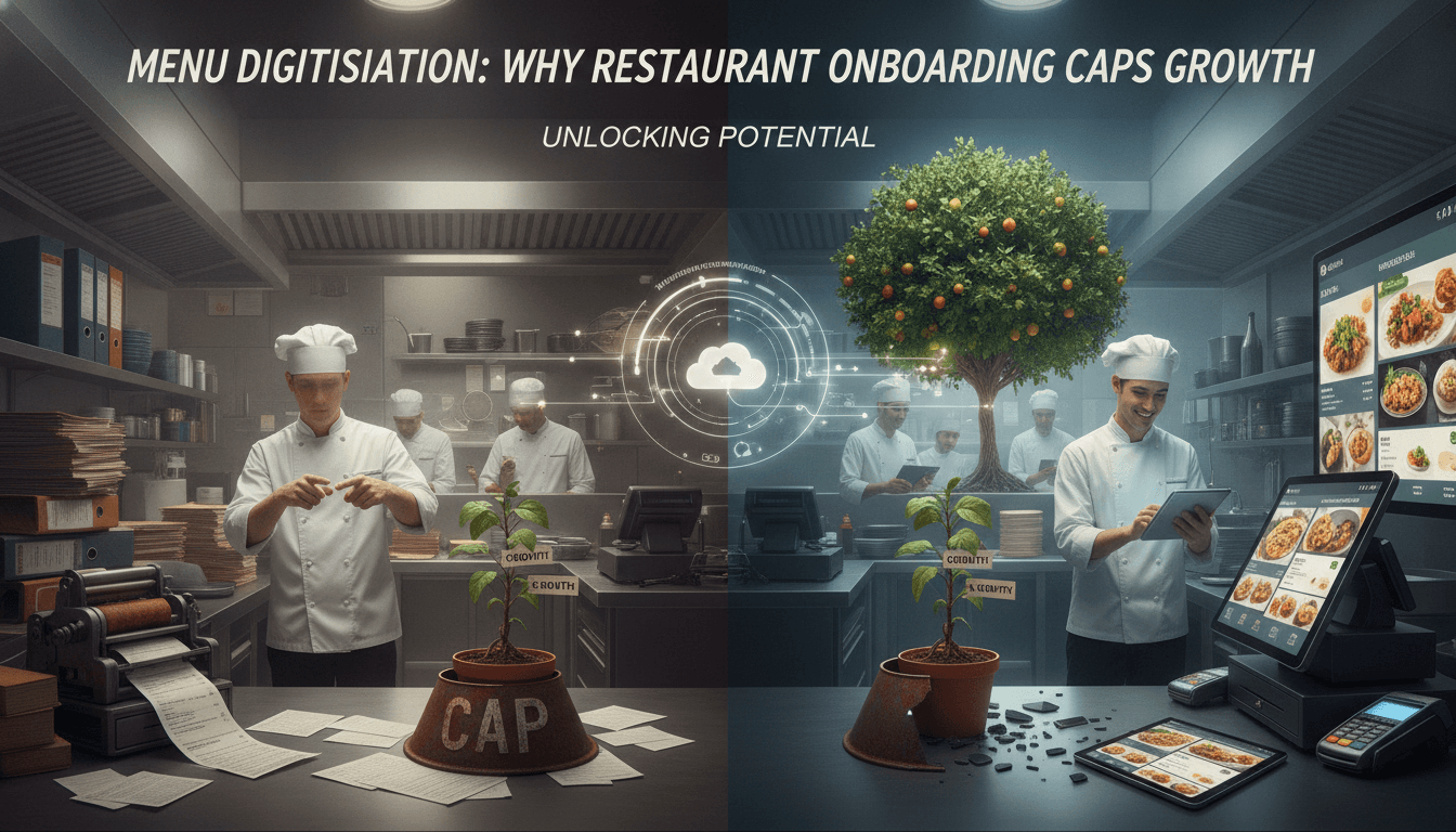 Menu Digitisation: Why Restaurant Onboarding Caps Growth