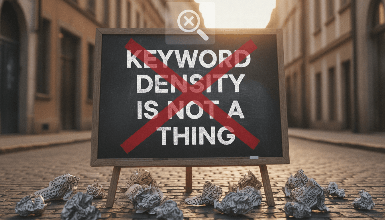 Keyword Density Is Not a Thing