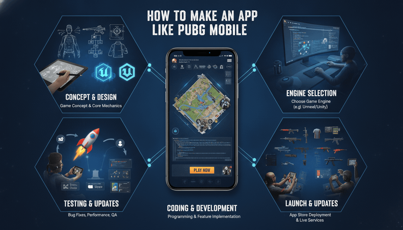 How to Make an App Like PUBG Mobile