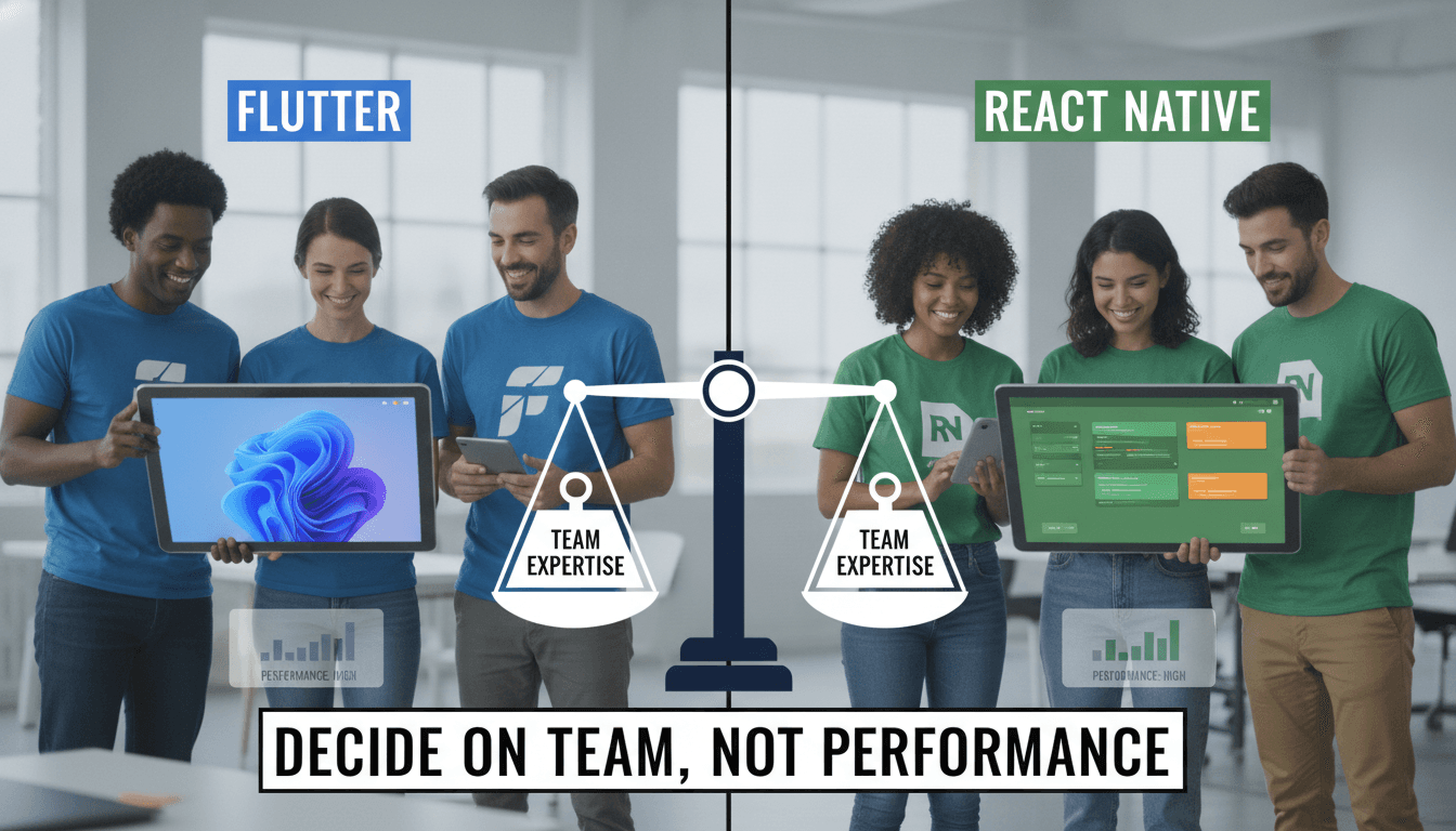 Flutter or React Native: Decide on Team, Not Performance