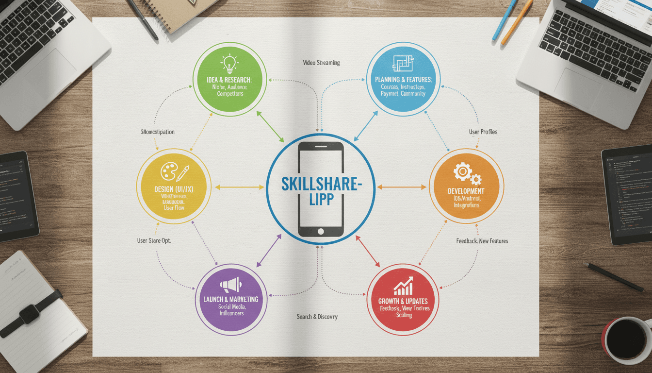 How to Make an App Like Skillshare
