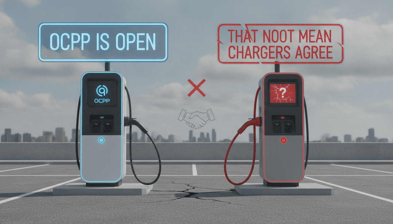 OCPP Is Open. That Does Not Mean Chargers Agree.