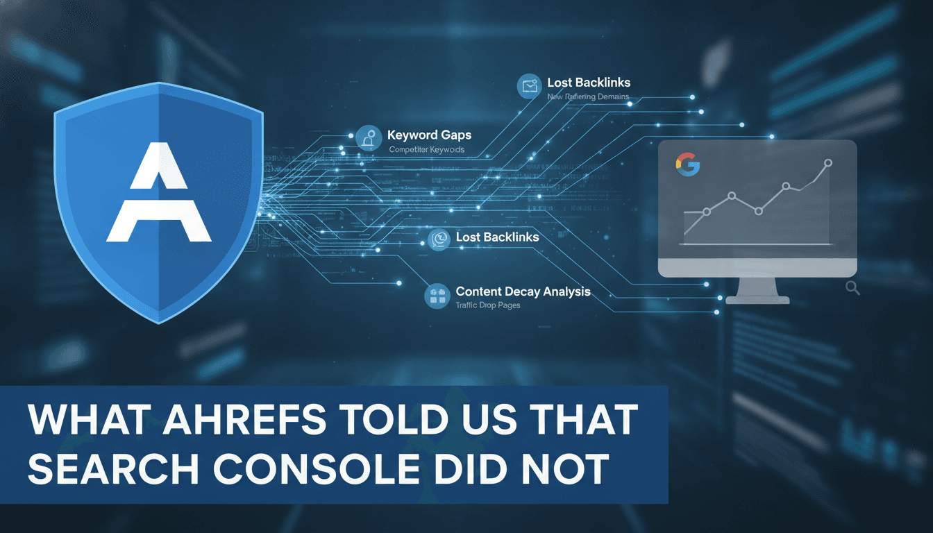 What Ahrefs Told Us That Search Console Did Not