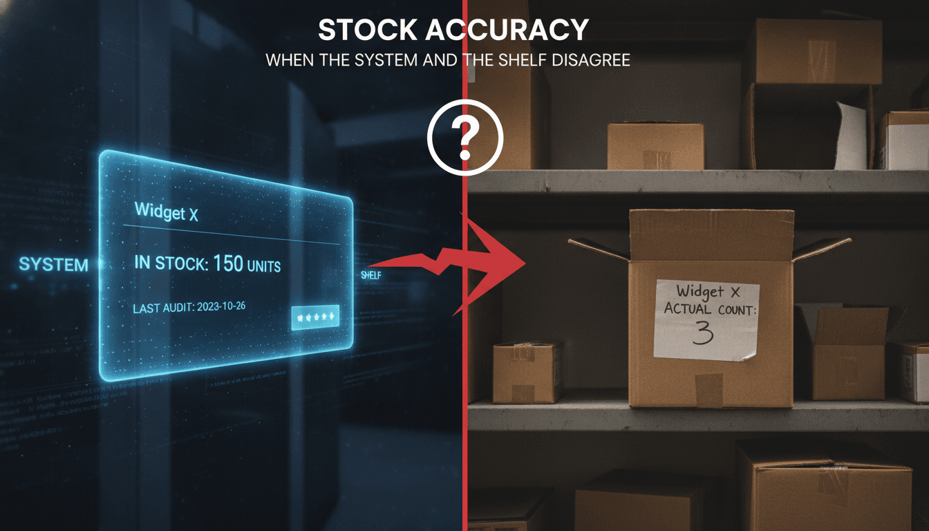 Stock Accuracy: When the System and the Shelf Disagree