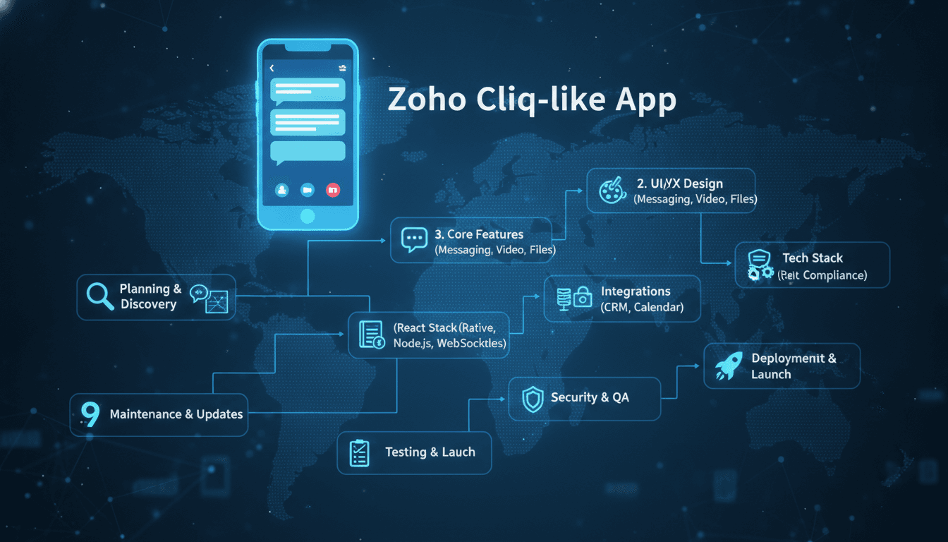 How to Make an App Like Zoho Cliq