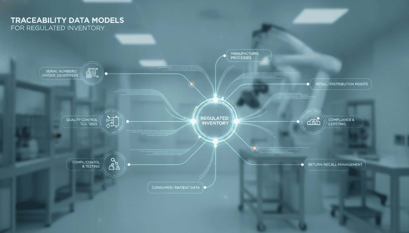 Traceability Data Models for Regulated Inventory