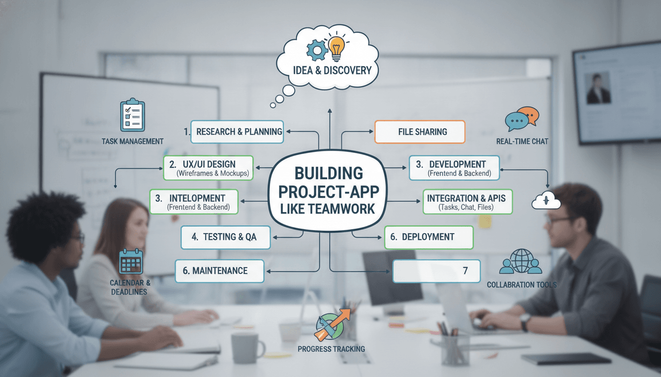 How to Make an App Like Teamwork