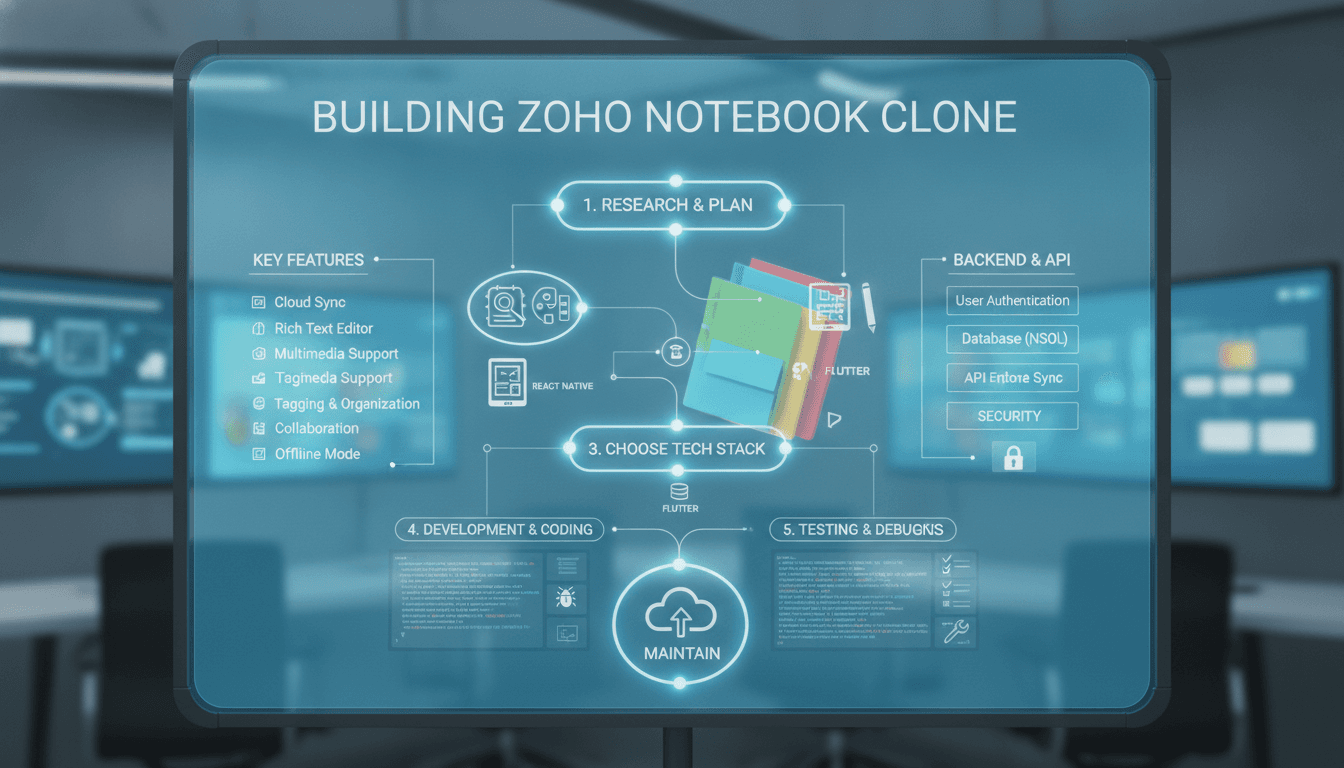 How to Make an App Like Zoho Notebook