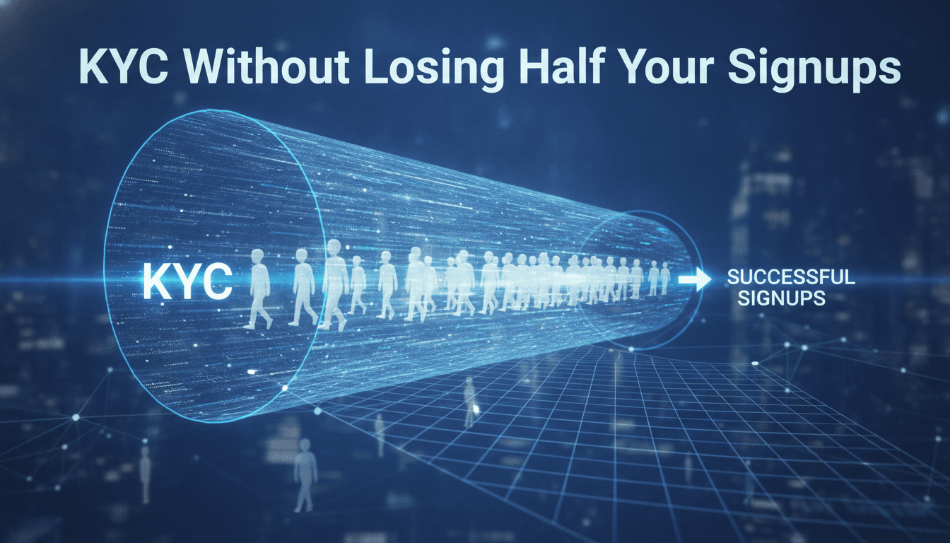 KYC Without Losing Half Your Signups