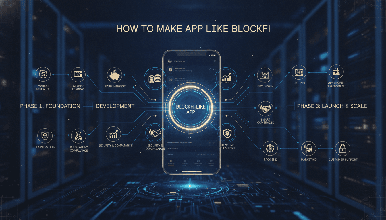How to Make an App Like BlockFi