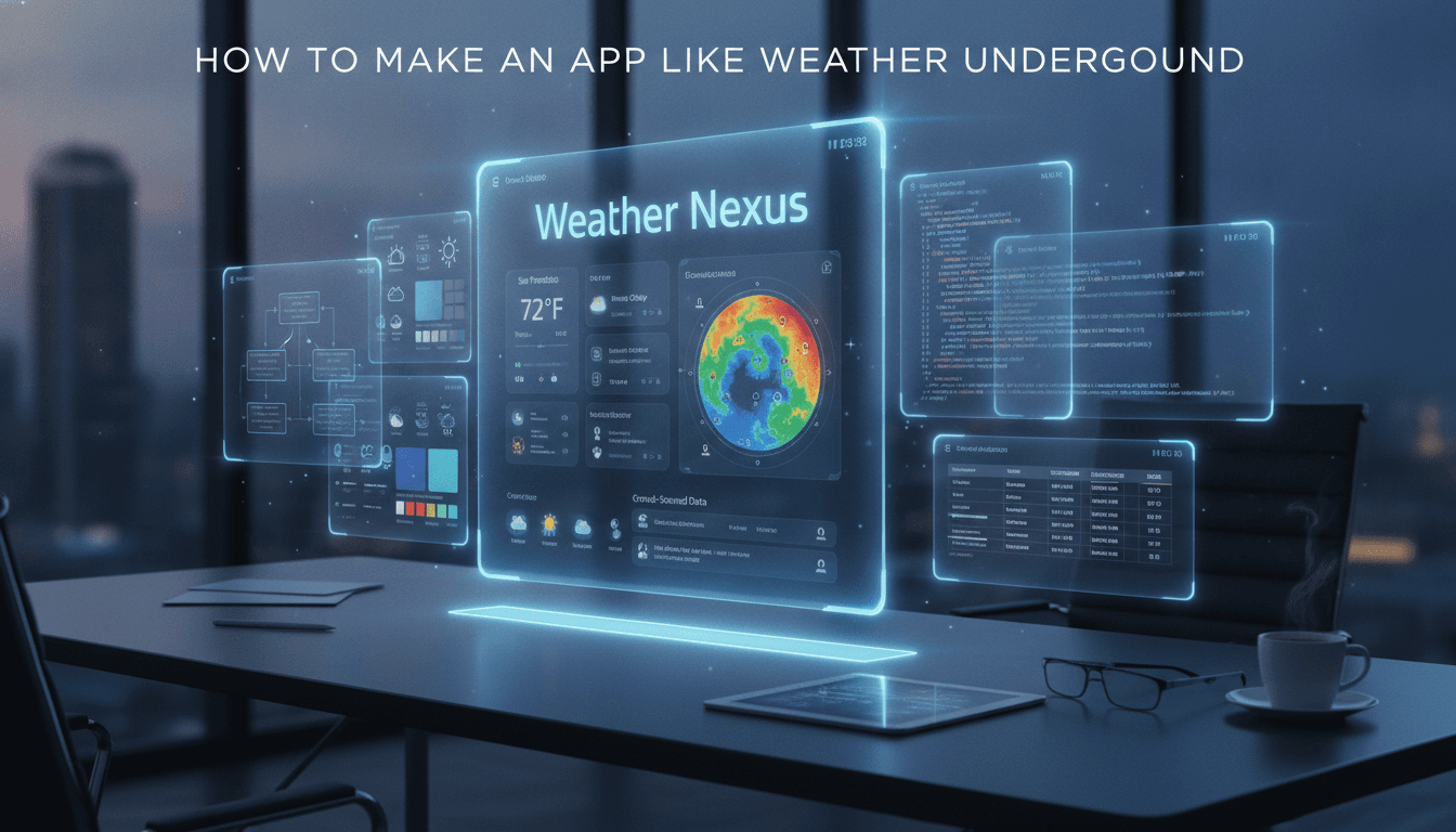 How to Make an App Like Weather Underground
