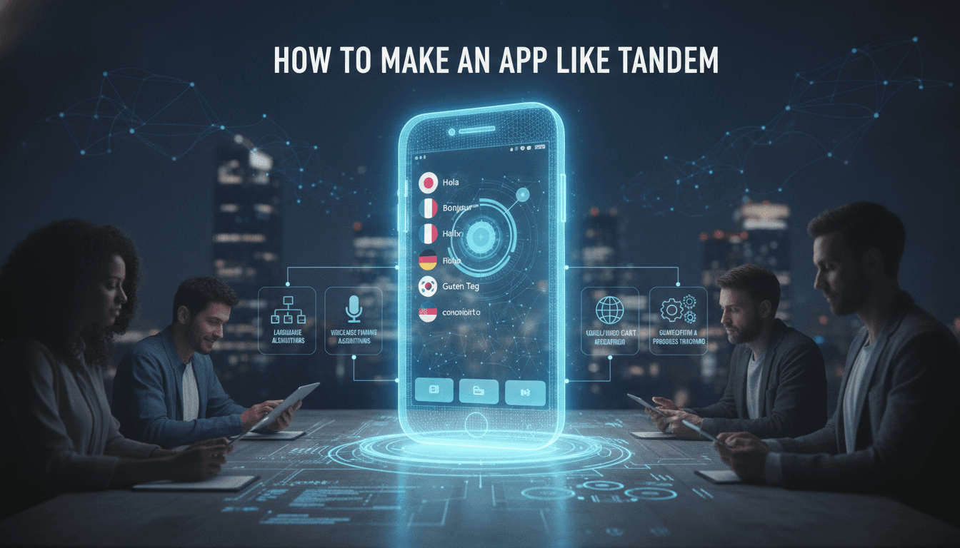 How to Make an App Like Tandem