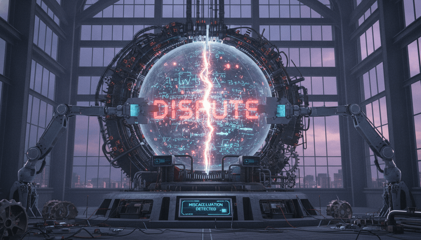 Building a Challenge Engine Where a Miscalculation Is a Dispute