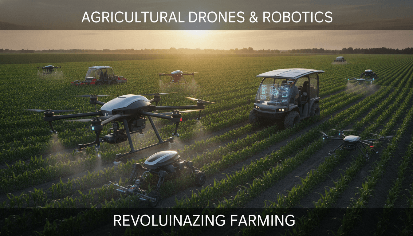 Agricultural Drones and Robotics: Revolutionizing Farming
