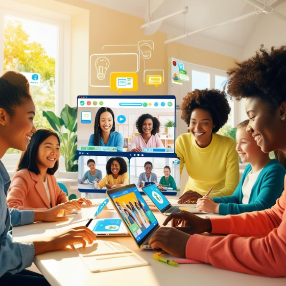 Virtual Classrooms: Connecting Teachers and Students